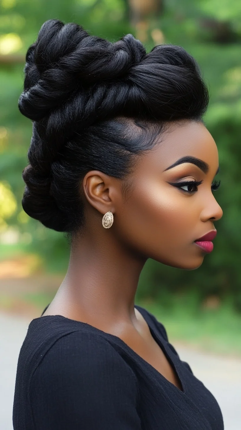 Elevate Your Look with an Elegant Chignon Twist: Timeless and Chic