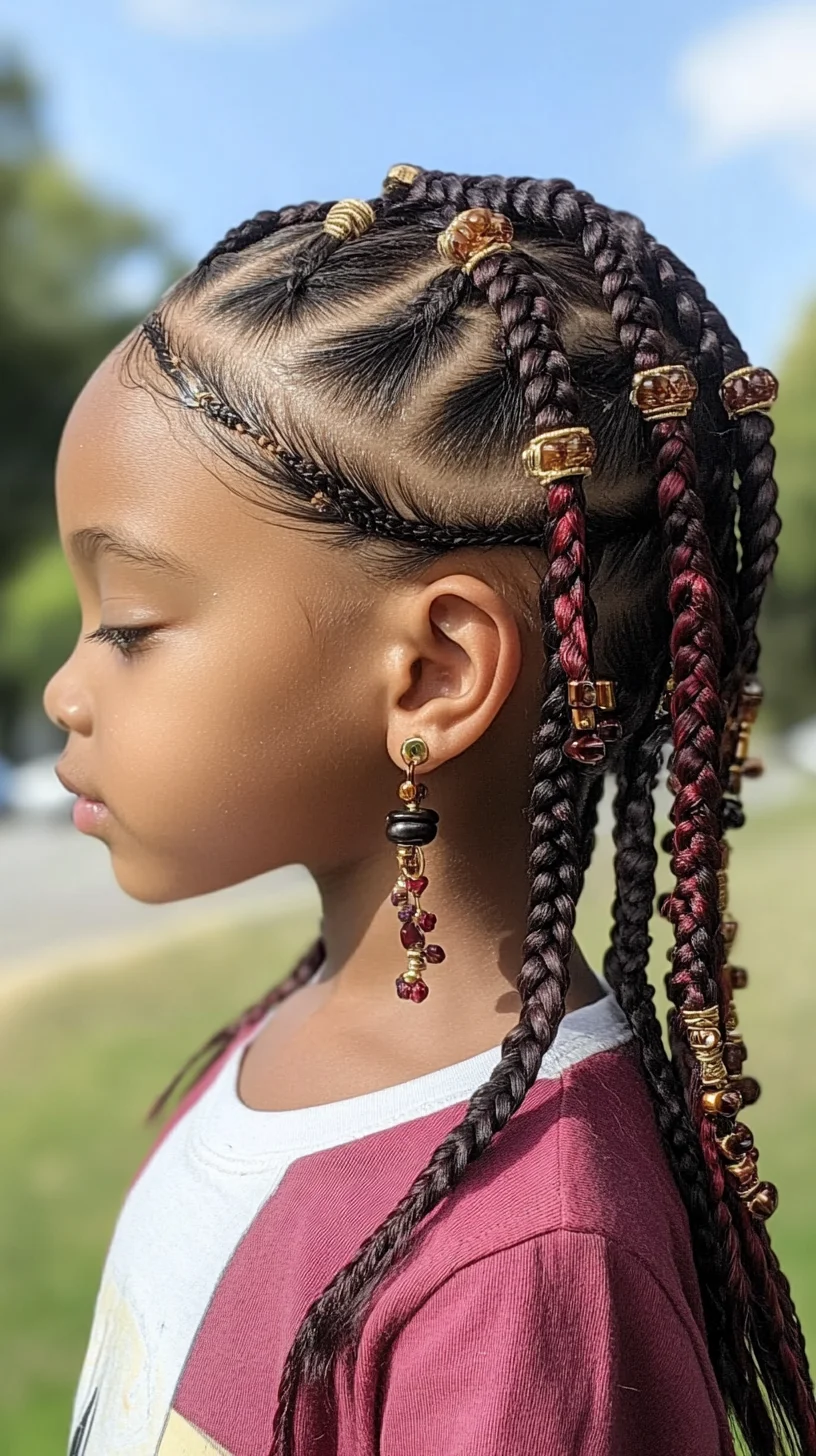 Elevate Your Look with Chic Beaded Cornrows: A Stylish Choice for Any Occasion