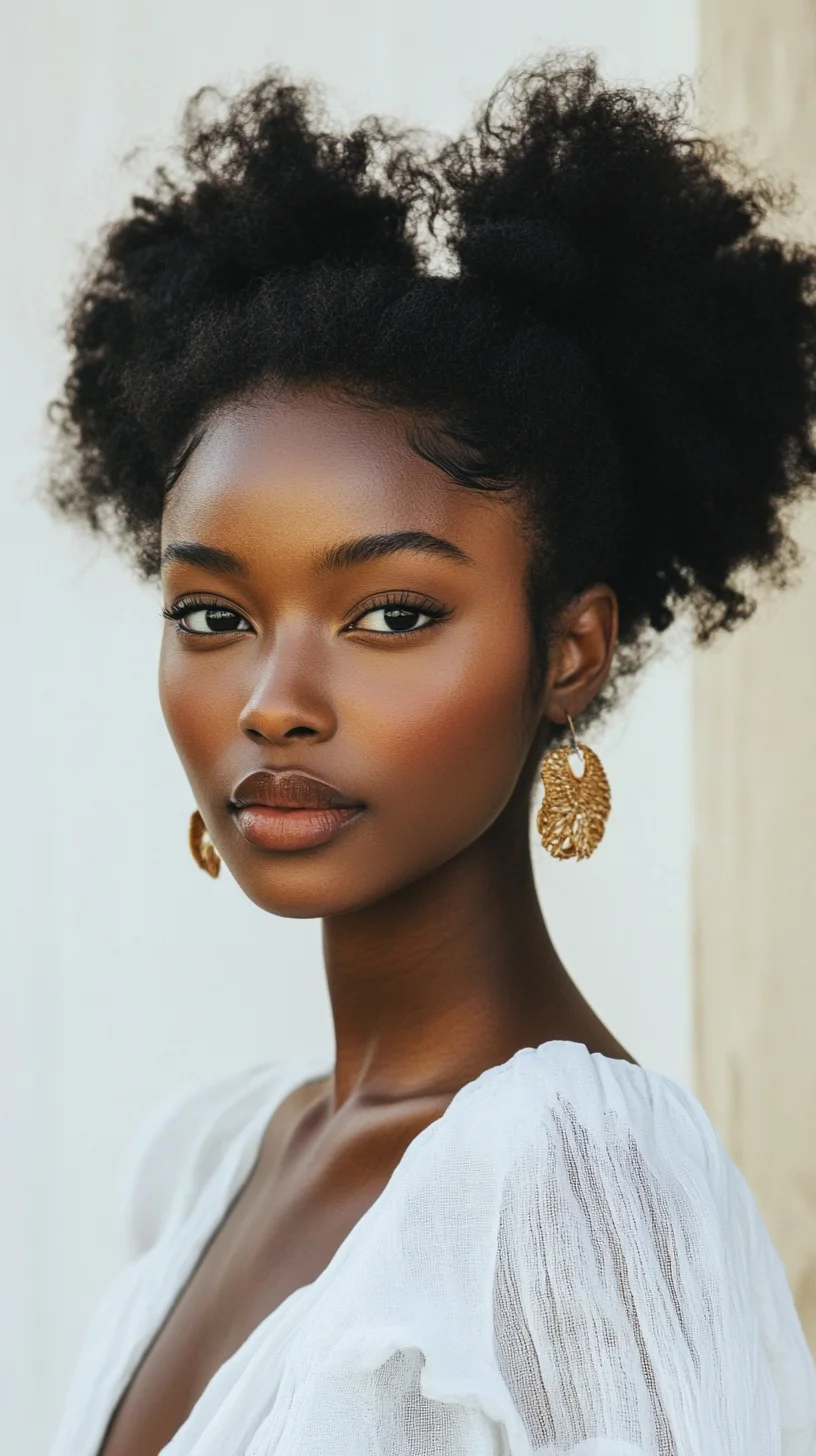 Elevate Your Look with Playful Double Puff Hairstyles for Effortless Charm