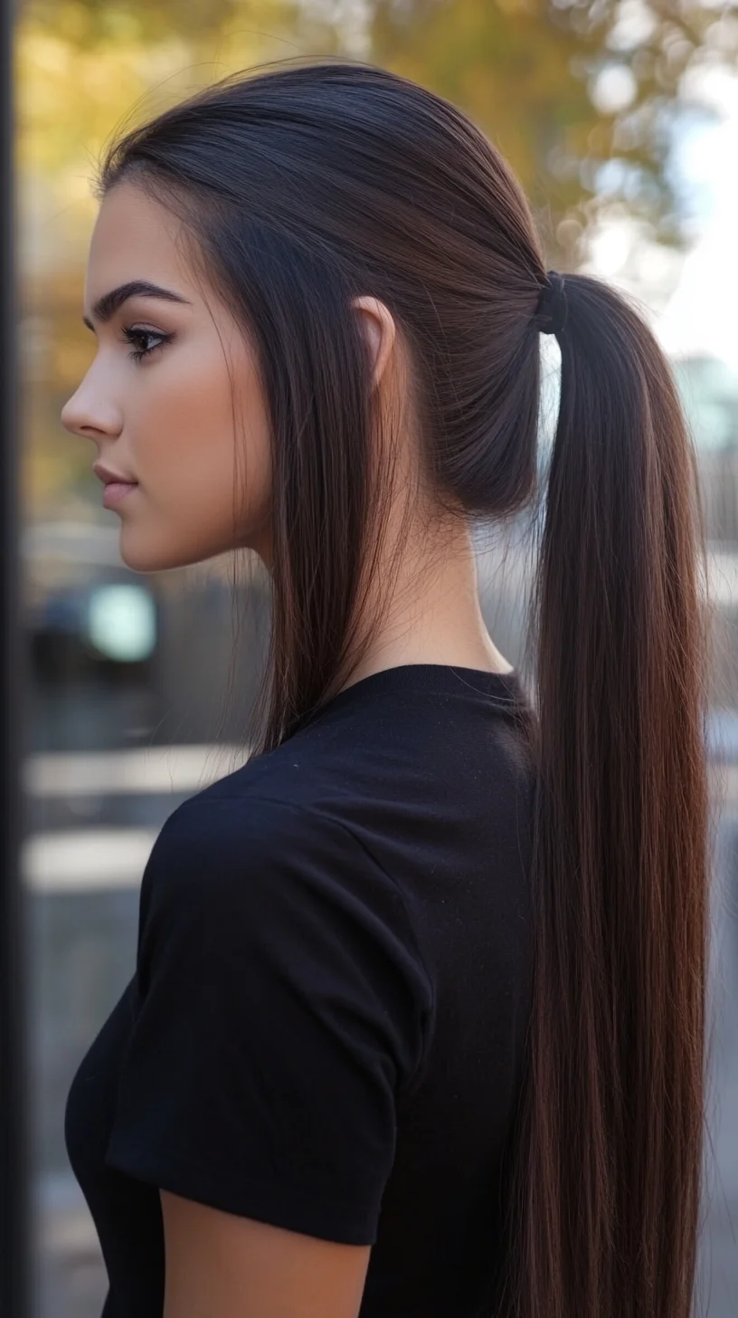 Elevate Your Look with Sleek and Chic Low Ponytails