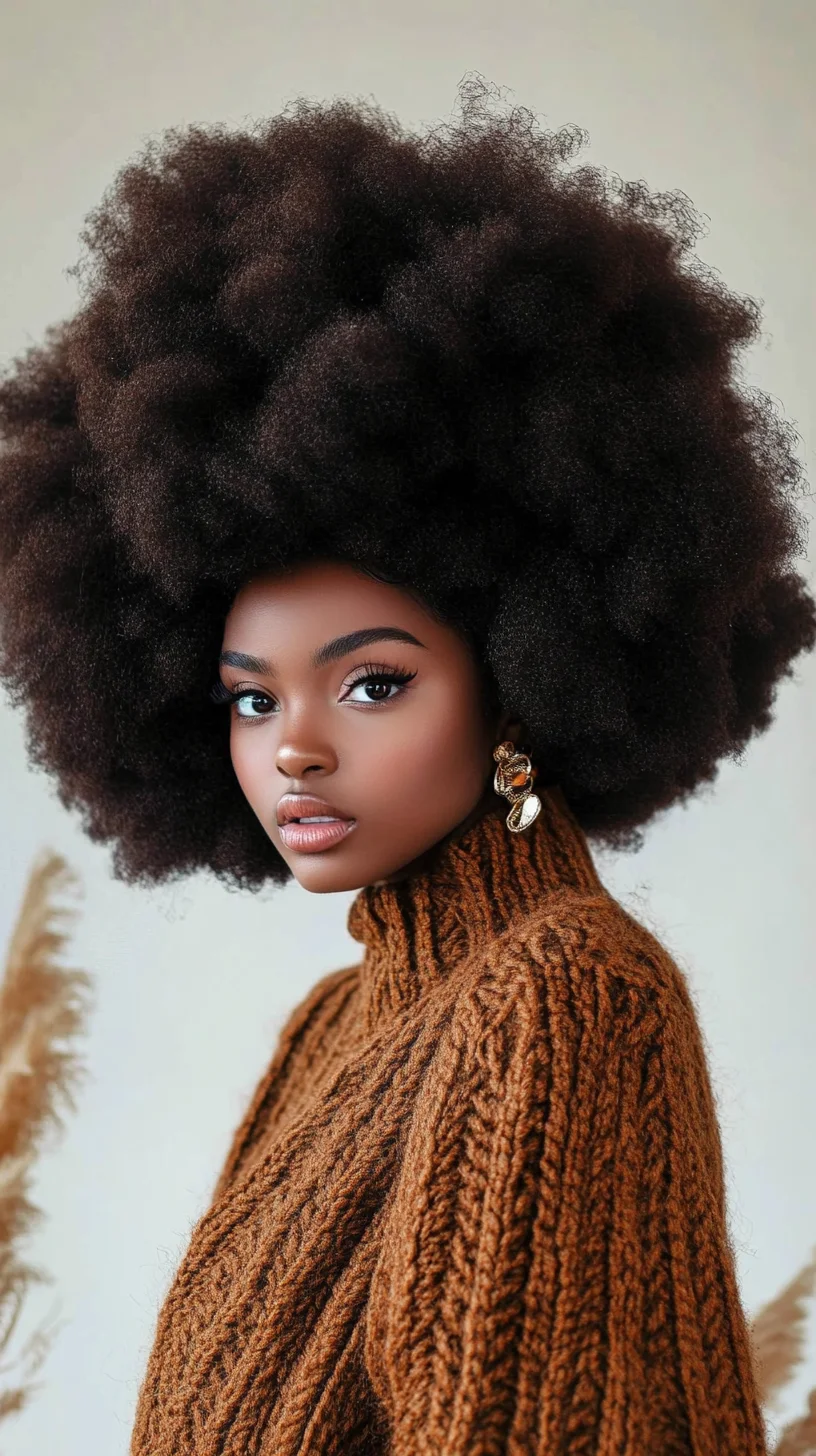 Embrace Bold Volume: The Show-Stopping Natural Afro Hair