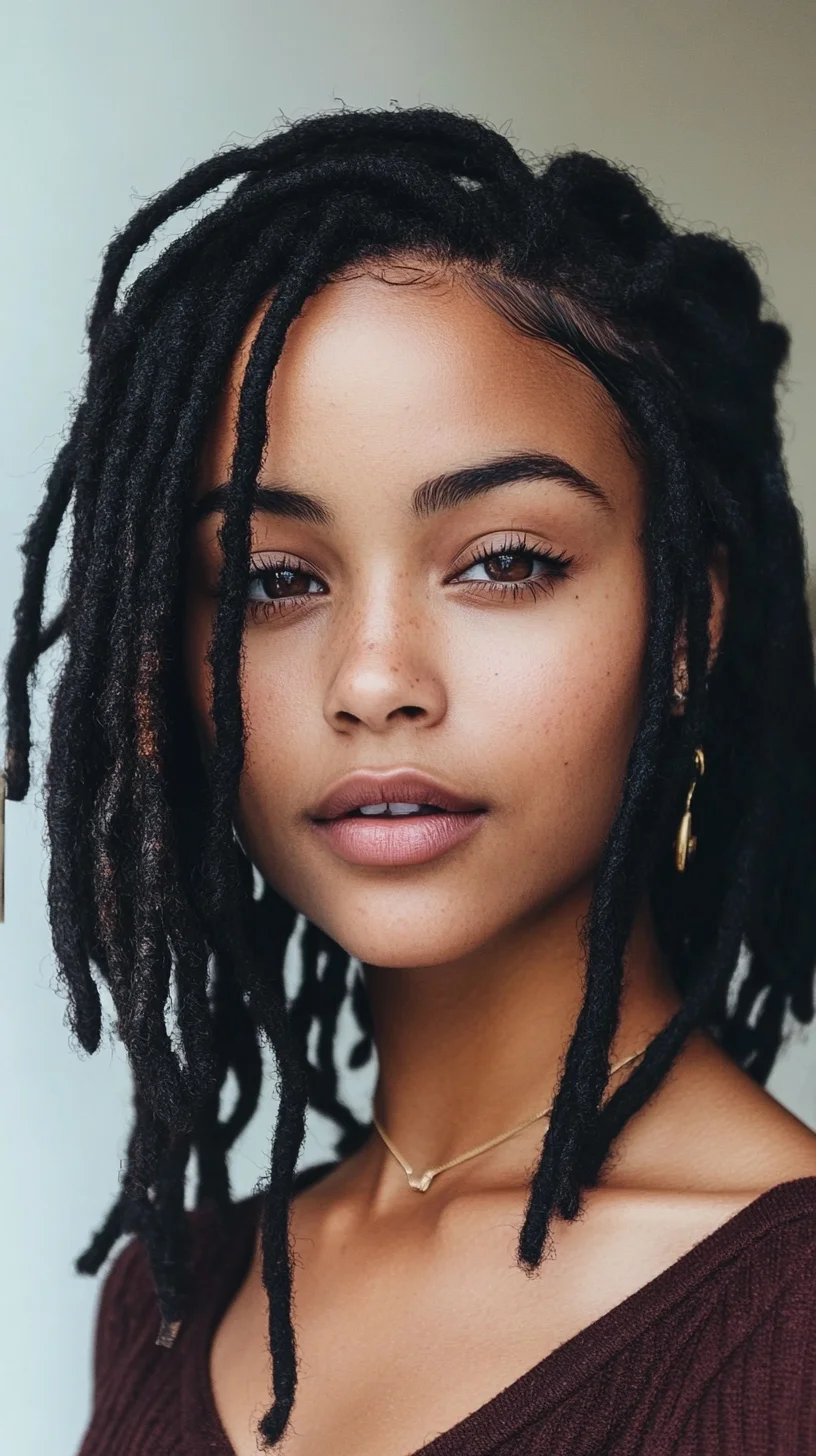 Embrace Effortless Elegance with Luscious, Face-Frame Dreadlocks