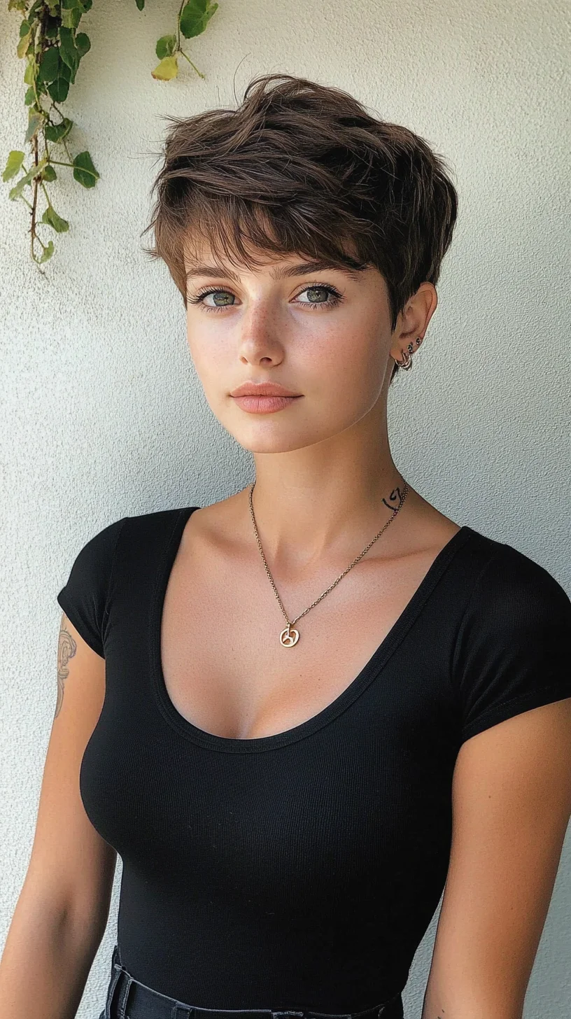 Embrace Effortless Elegance with this Chic Short Hairstyle