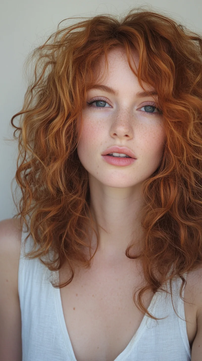 Embrace Effortless Volume: The Bold and Beautiful Curly Red Hair