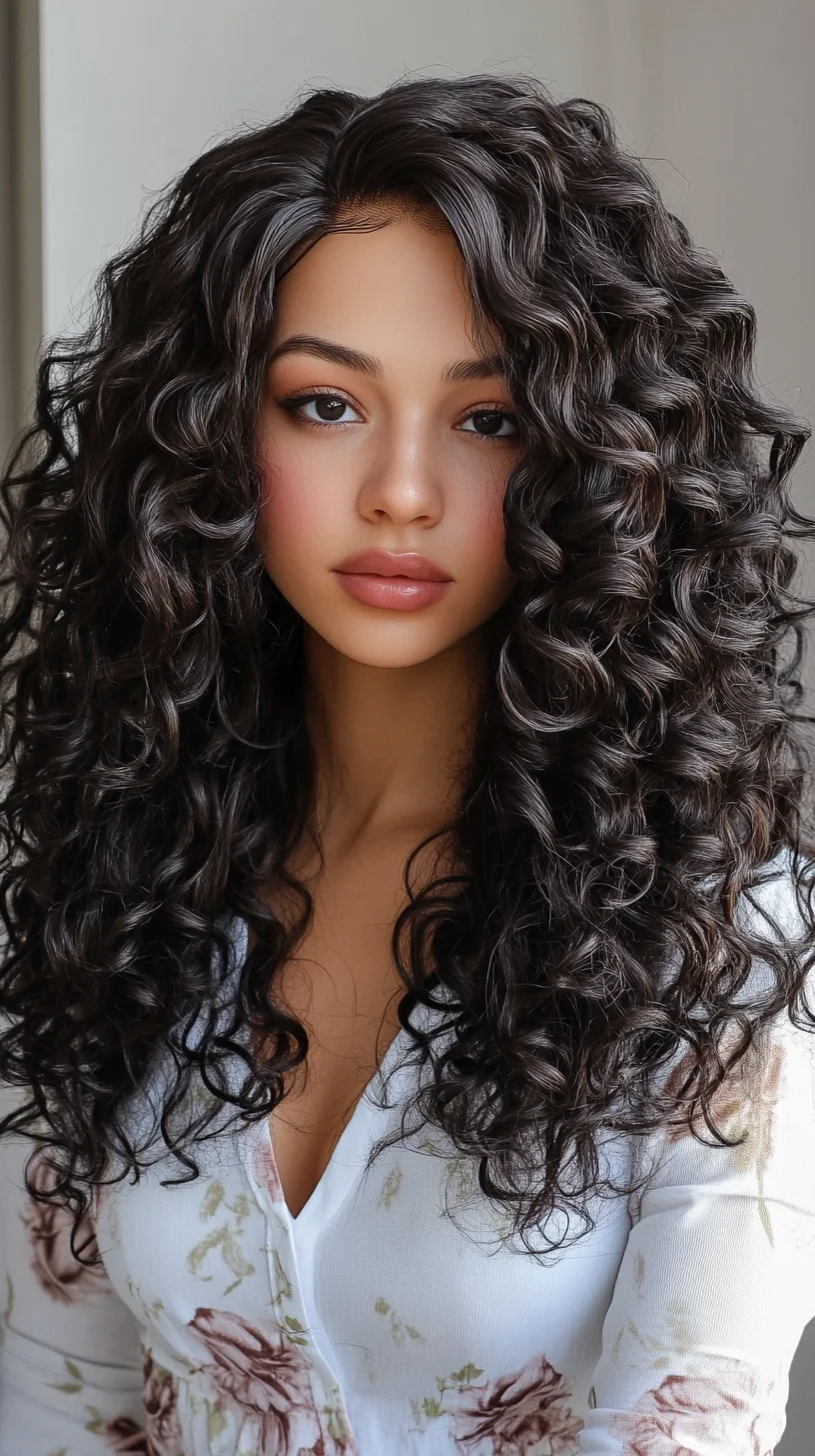 Embrace Glamour: Lush, Bouncy Curls for a Stunning Look