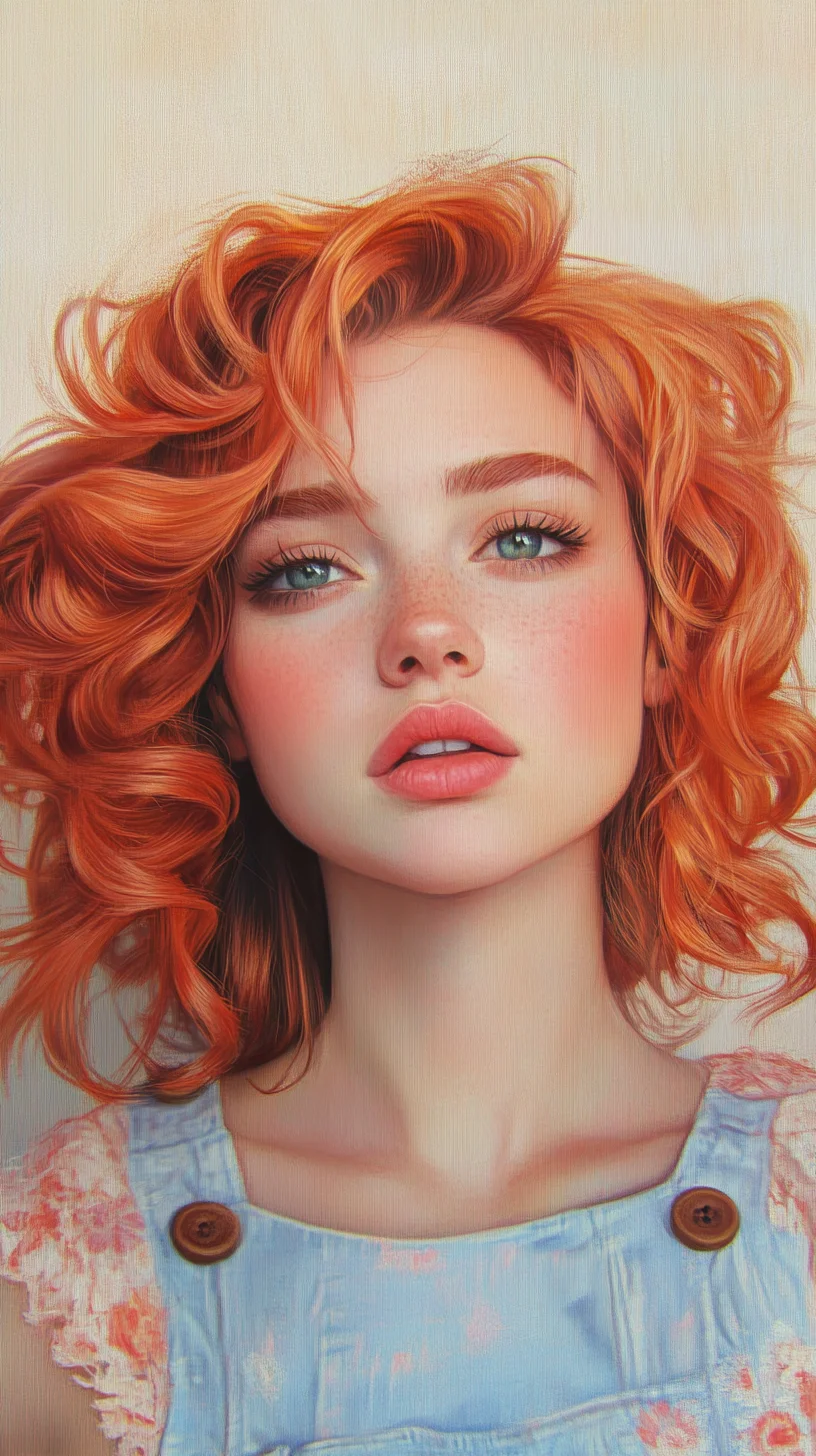 Embrace the Bold: Luscious Copper Curls That Turn Heads