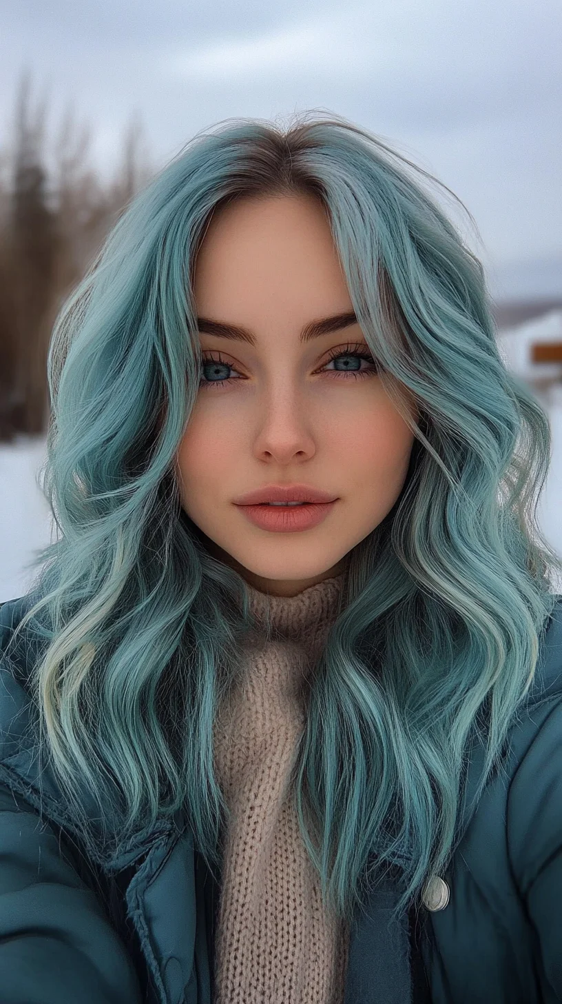 Embrace the Chill: Effortlessly Cool Icy Blue Waves for a Bold Statement