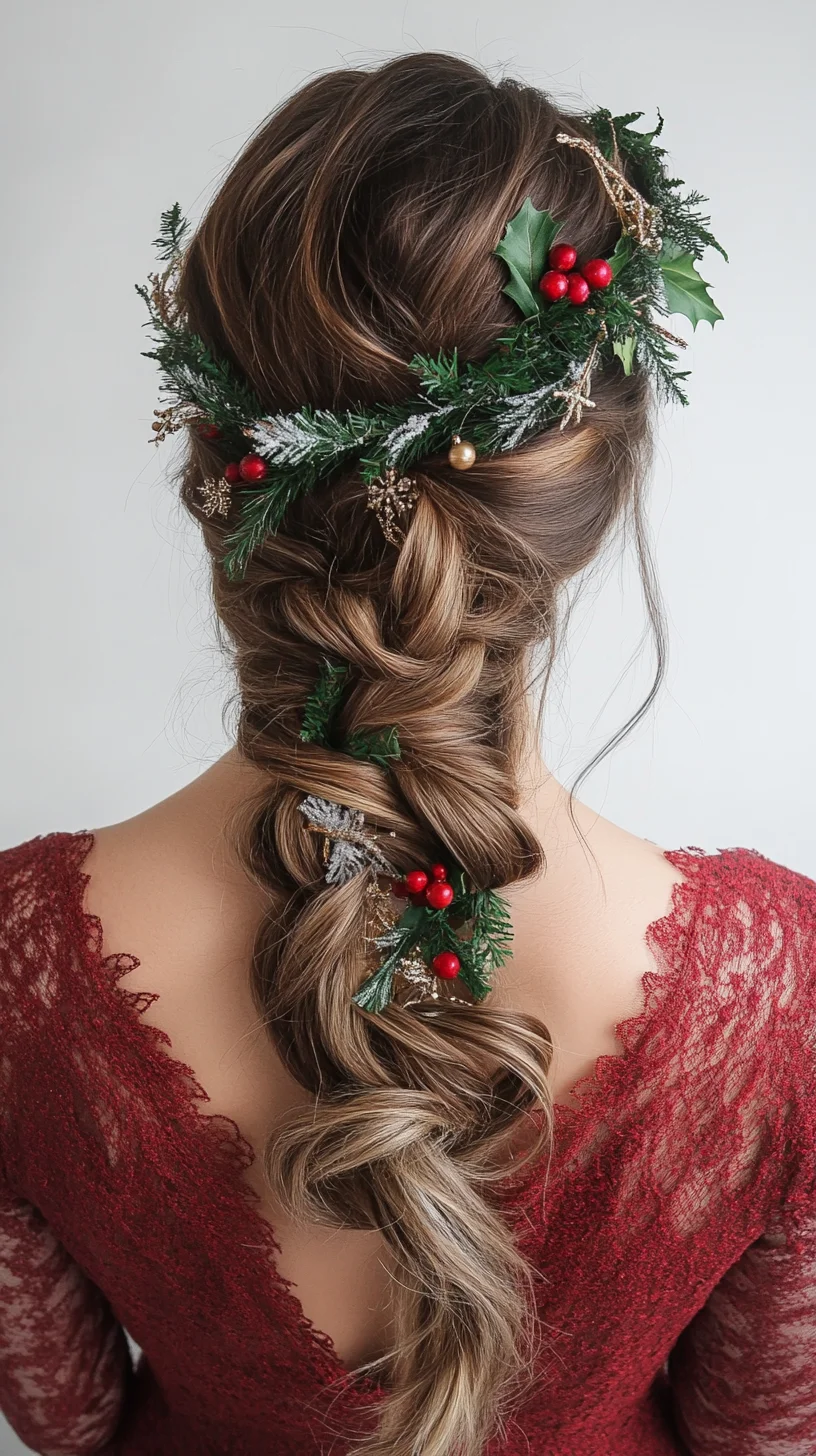 Embrace the Holidays with a Stunning Festive Braid