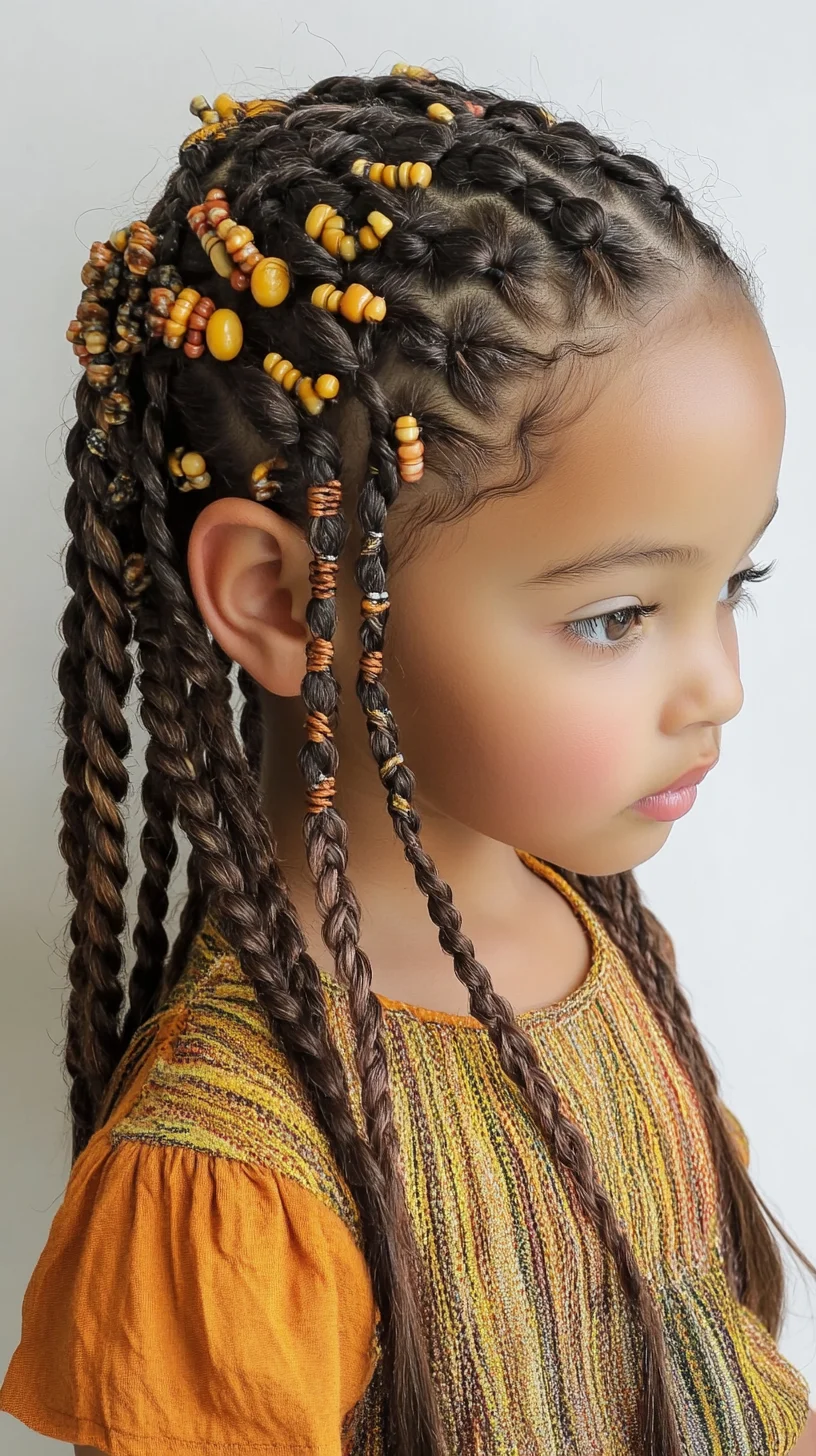 Embrace the Joy: Vibrant Beaded Braids Perfect for Every Occasion