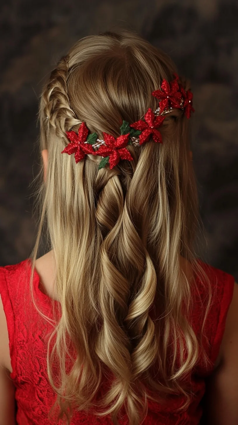 Enchanting Twist Braid: A Festive Wonderland for Little Princesses