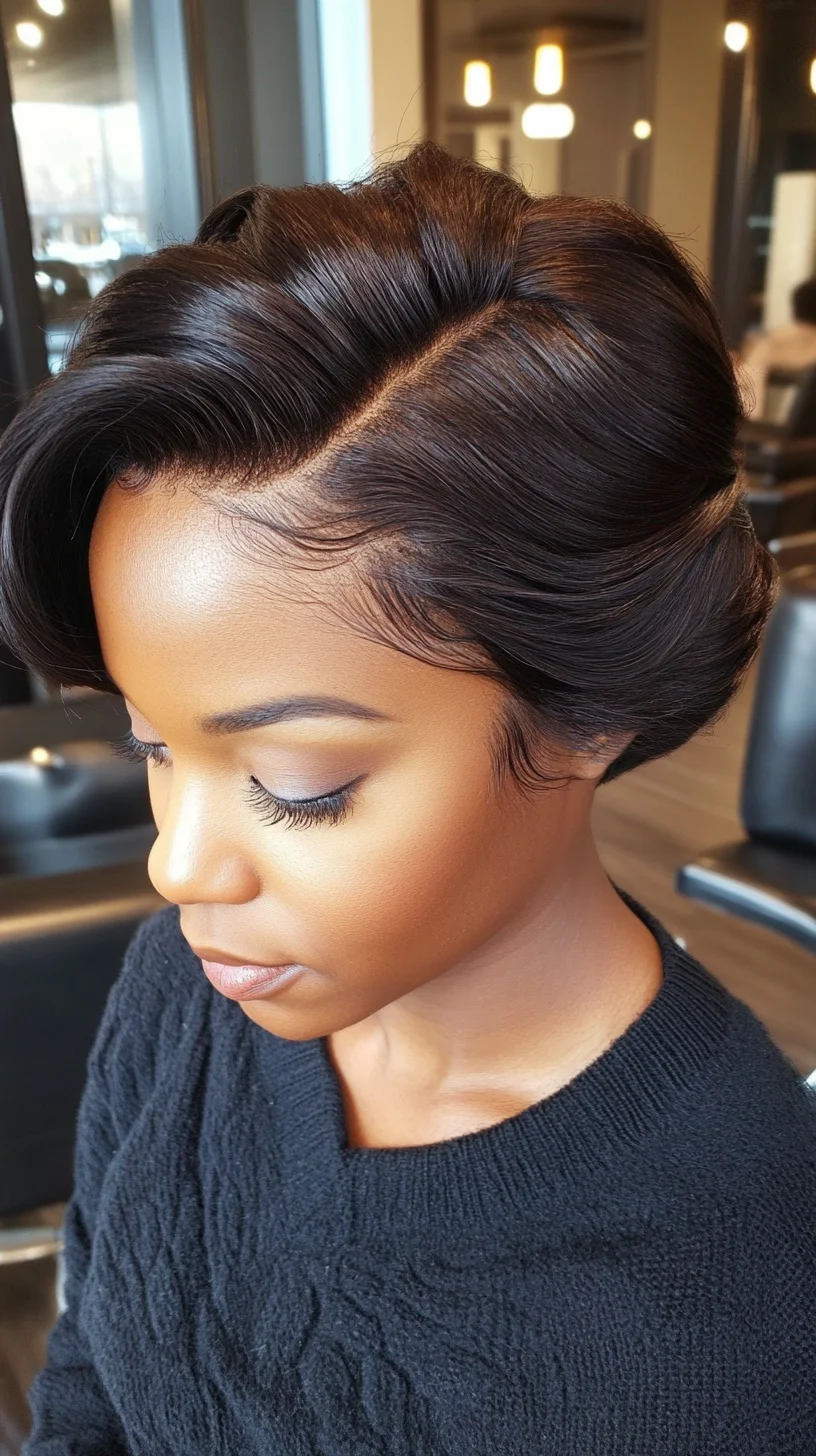 Sleek and Sophisticated: The Chic Bob with Flawless Waves