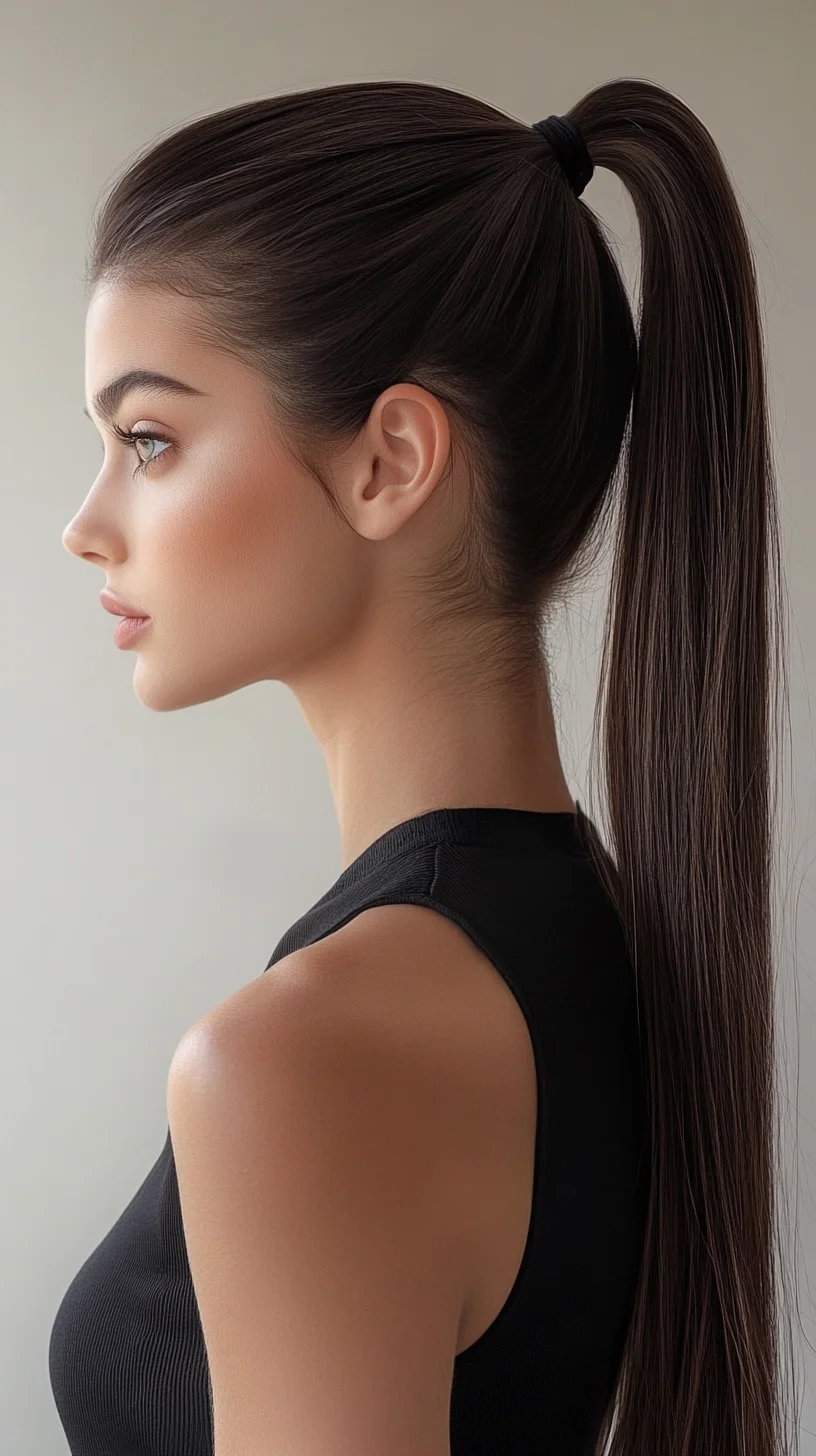 Sleek High Ponytail: The Timeless Look for Effortless Elegance