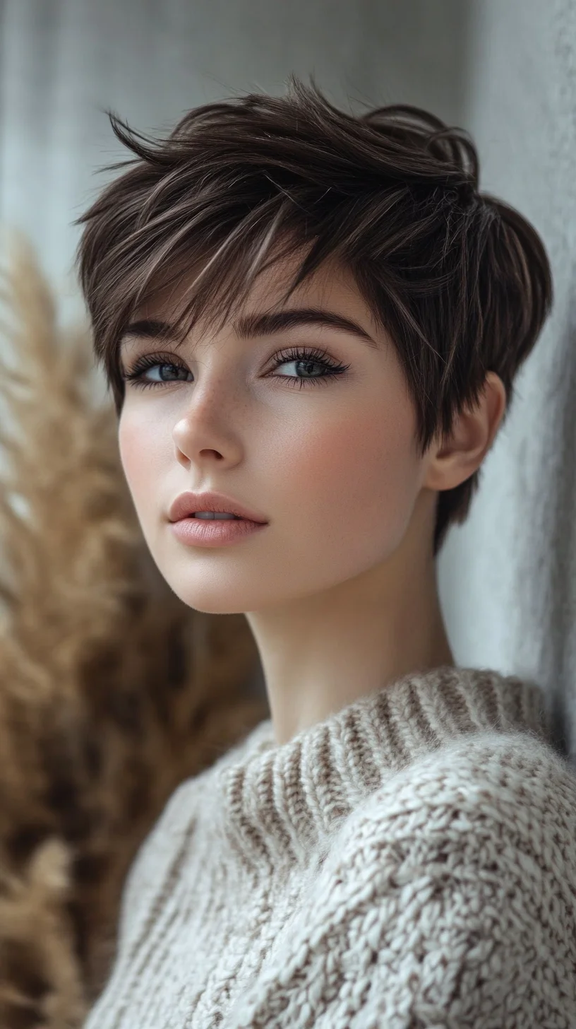 The Effortlessly Chic Pixie: Modern Elegance with a Playful Edge