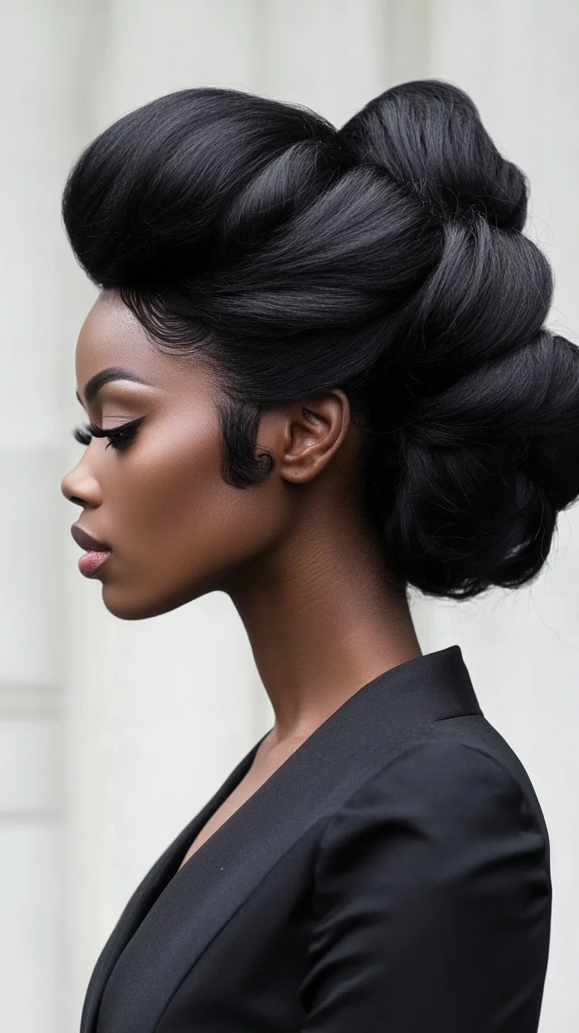 Timeless Elegance: The Classic Vintage Pin-Up Updo