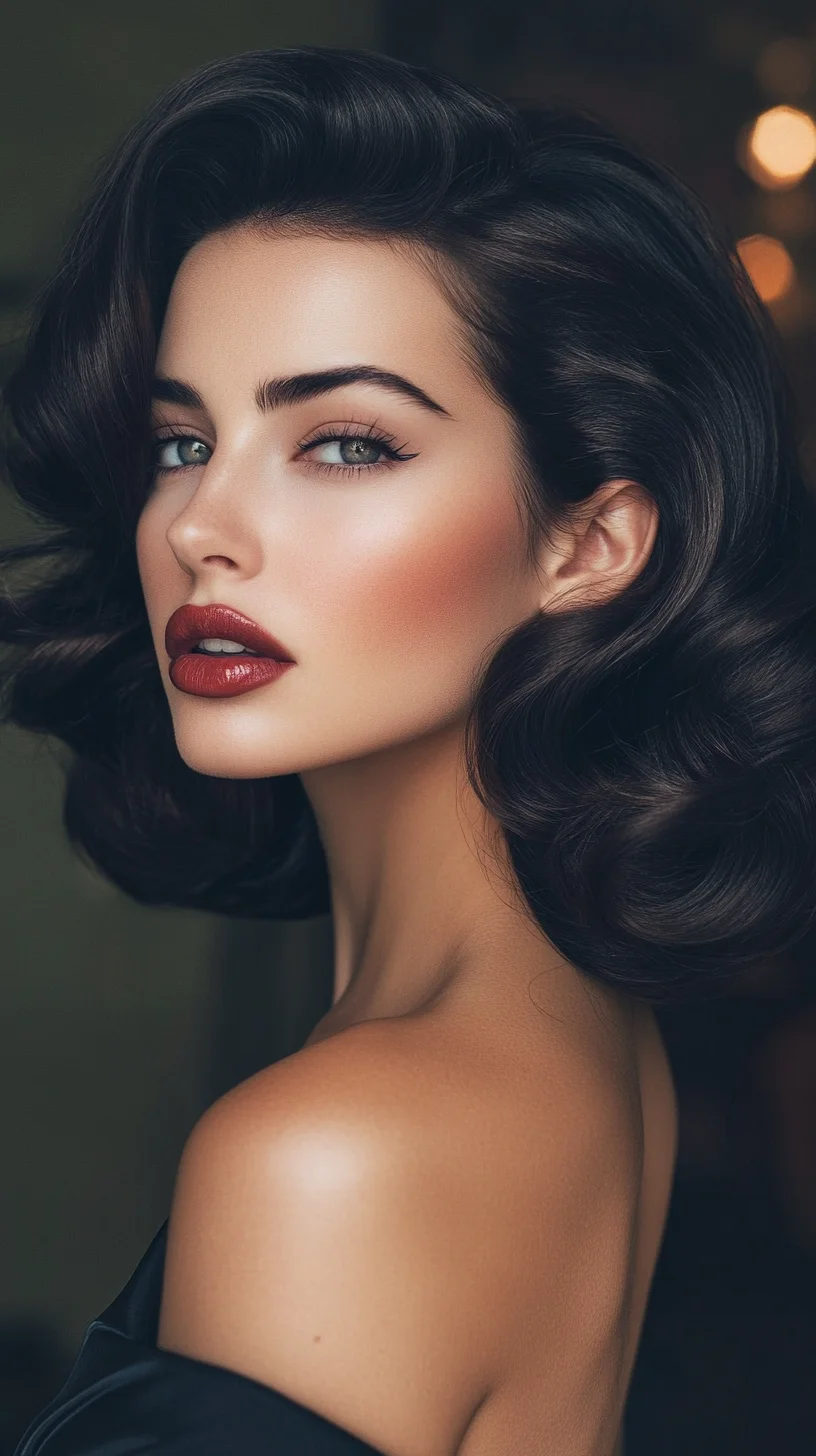 Timeless Elegance: The Glamorous Hollywood Waves Hairstyle