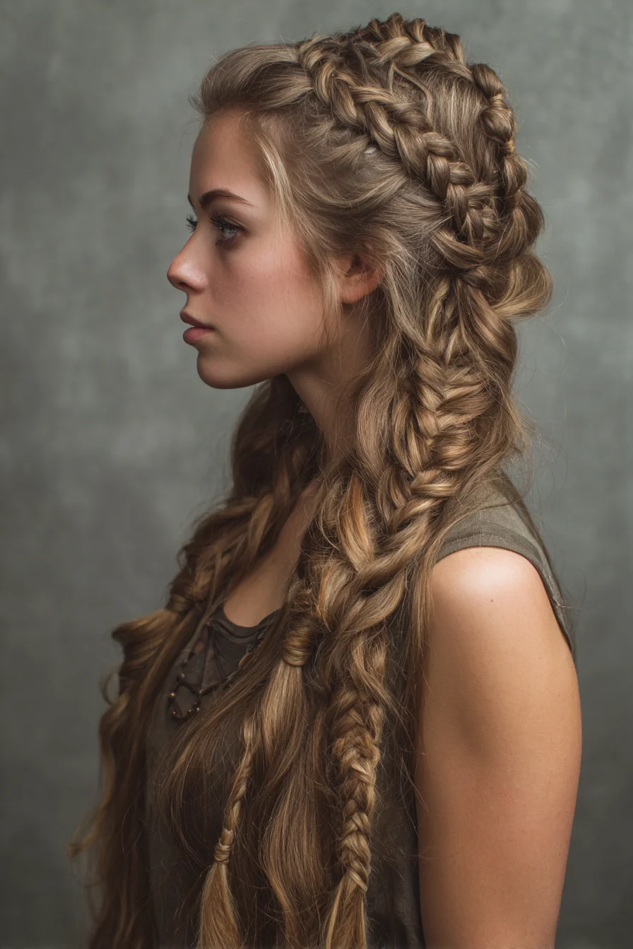 Boho Double Dutch to Fishtail Braids for Long, Textured Hair