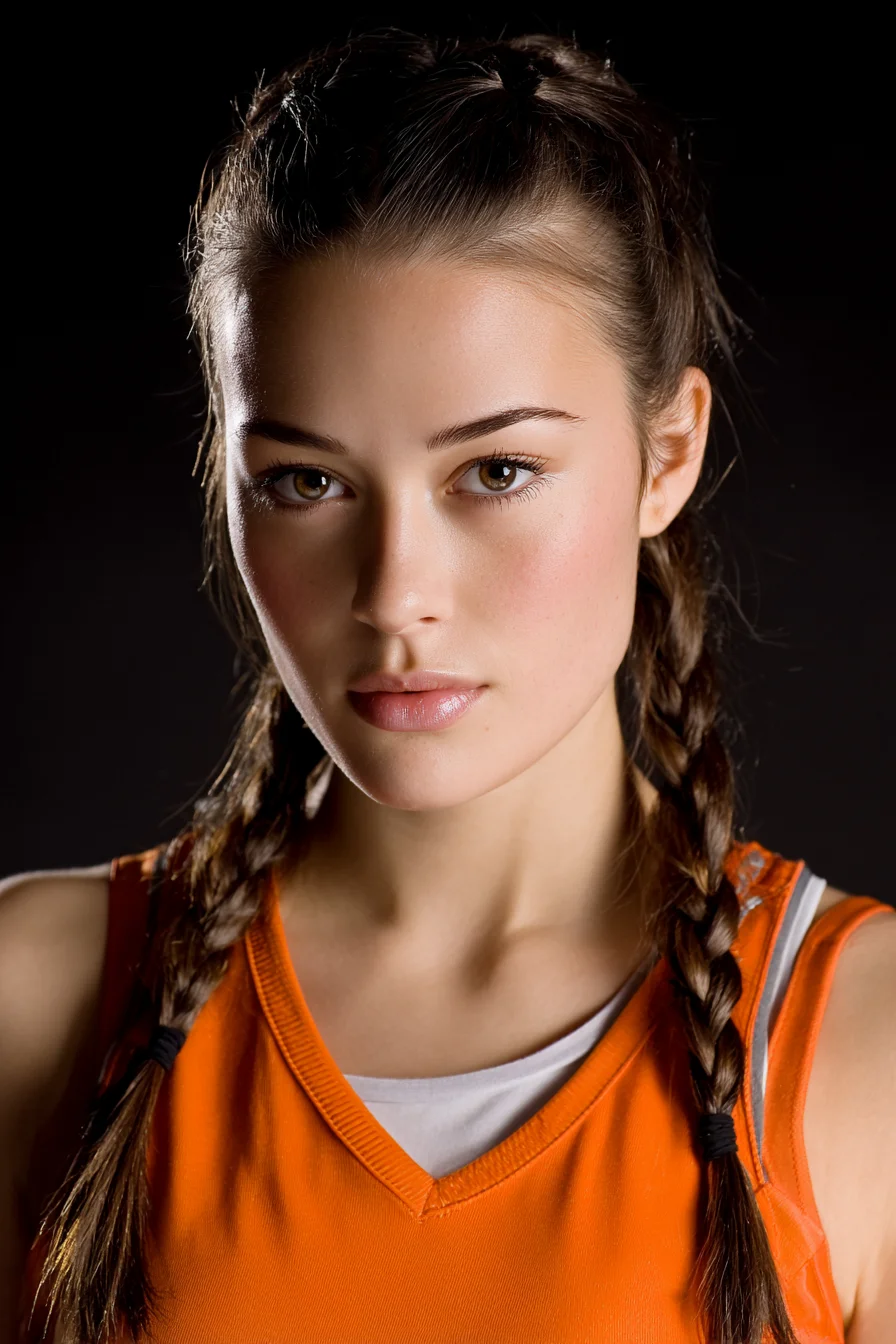 Center-Part Double French Braids (Boxer Braids) for Medium-Long Hair