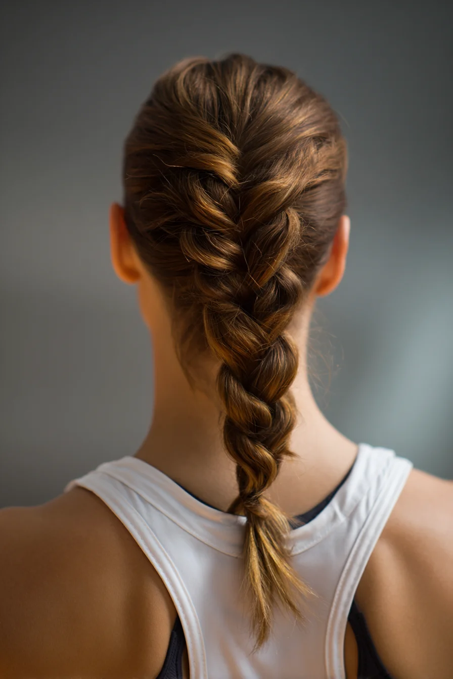 Classic Center French Braid — Sleek Everyday Braid for Medium to Long Hair