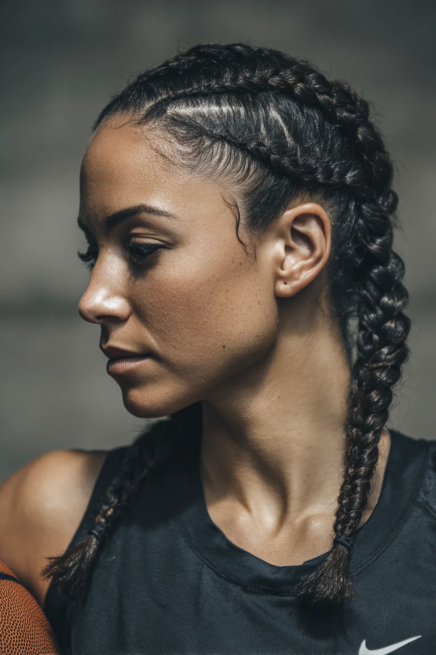 Double Dutch (Boxer) Braids — Sleek Scalp Cornrows
