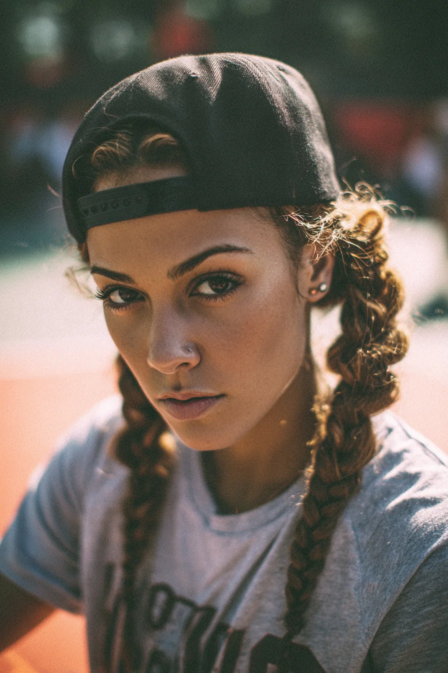 Double Dutch Boxer Braids — Sporty Braided Style for Thick, Wavy or Curly Hair