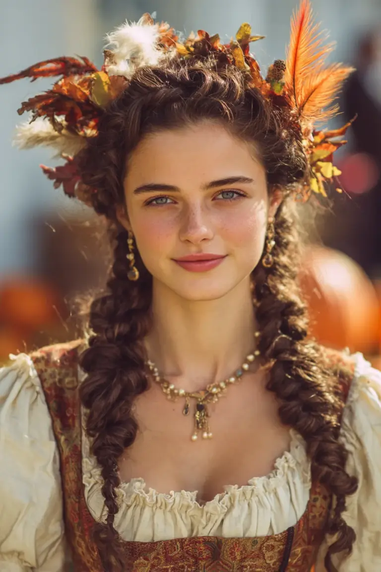 24 Thanksgiving Hairstyles for Women: Easy Updos, Braids & Curls Featured Image