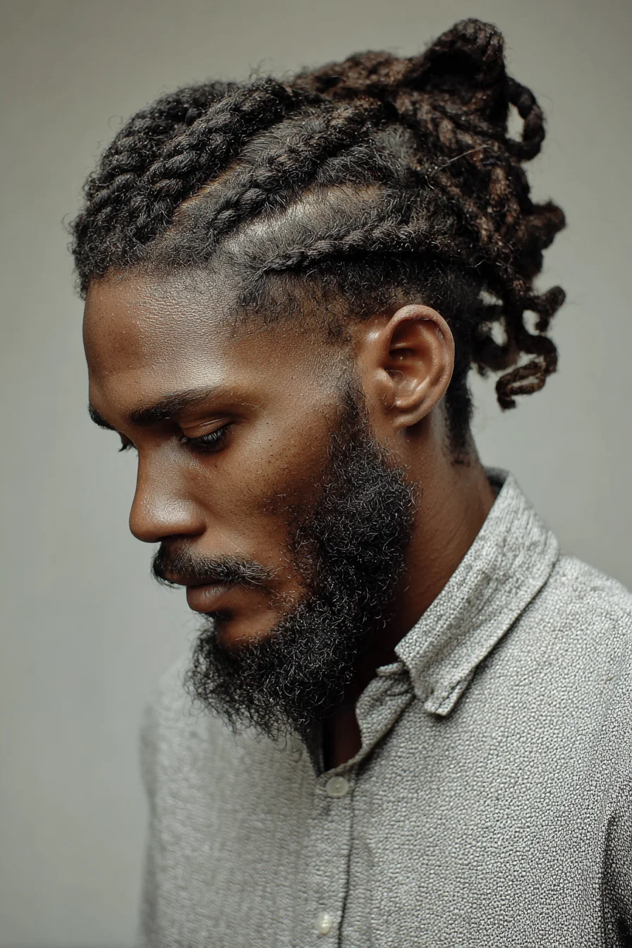 Flat-Twist to Low Bun — Textured Two-Strand Twists for Natural Hair