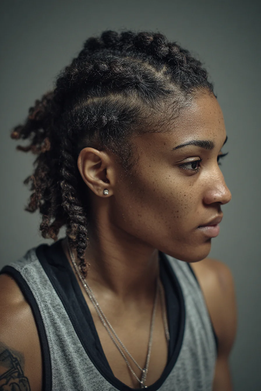 Flat Twists into Mini Two-Strand Twists — Natural 3C–4C Short to Medium Hair