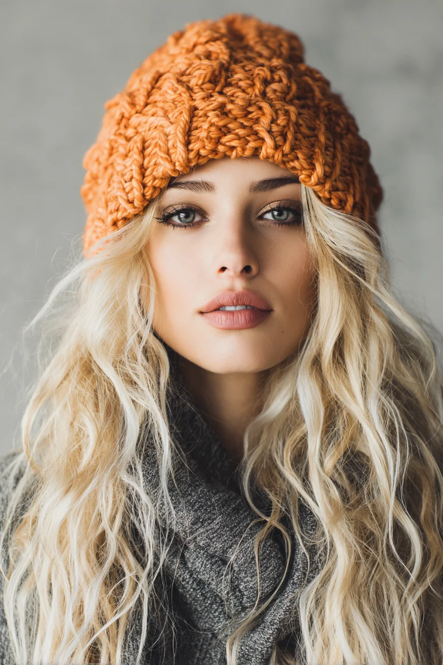 Long Beachy Blonde Waves — Loose Textured Waves with Natural Volume