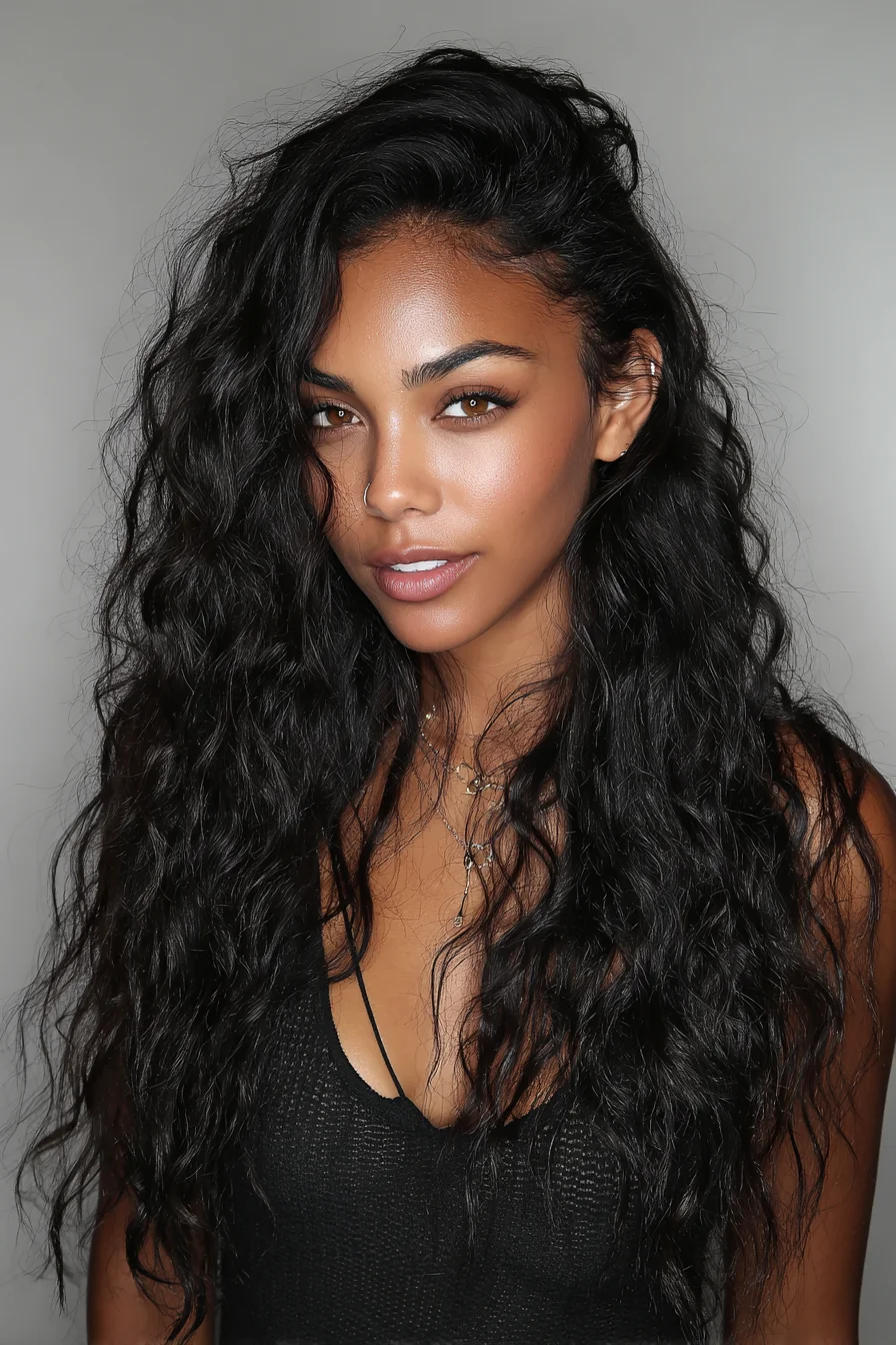 Long Deep Waves - Textured Beachy Style for Wavy to Curly Hair