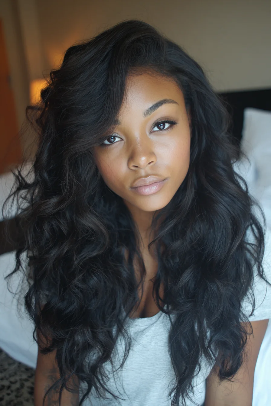 Long Layered Voluminous Waves with Deep Side Part