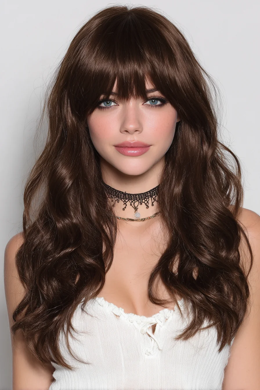 Long Layered Waves with Blunt Fringe