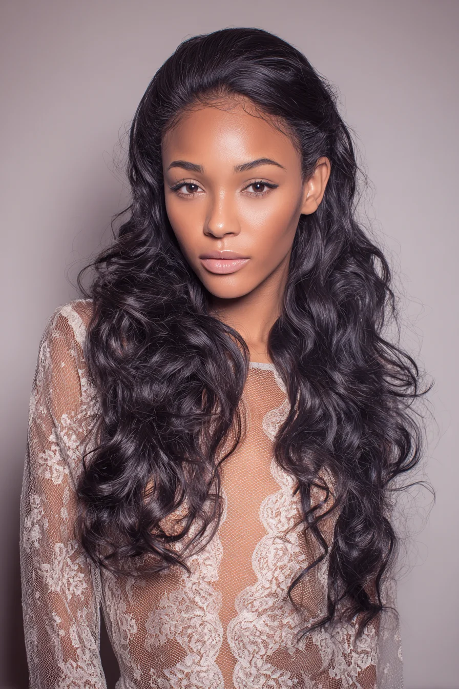 Long Voluminous Loose Waves with Root Lift