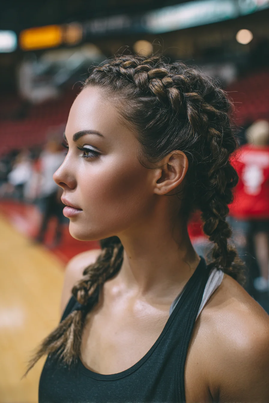 Sporty Double Dutch Braids — Tight, Long-Lasting Cornrow Style