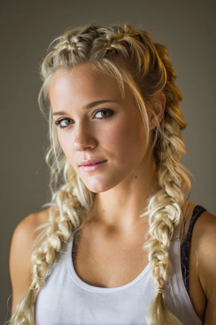 Textured Double Dutch Braids — Boho Twin Braids for Medium to Thick Hair