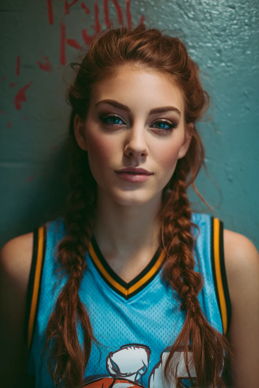 Textured Double Dutch Braids with Soft Crown Volume — Sporty Boho Style