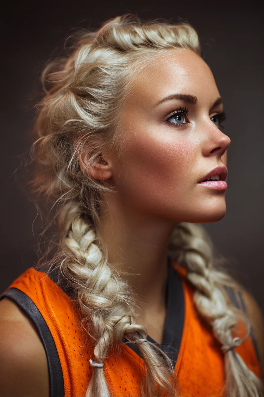 Textured Voluminous Dutch (Boxer) Braids — Double Braided Hairstyle
