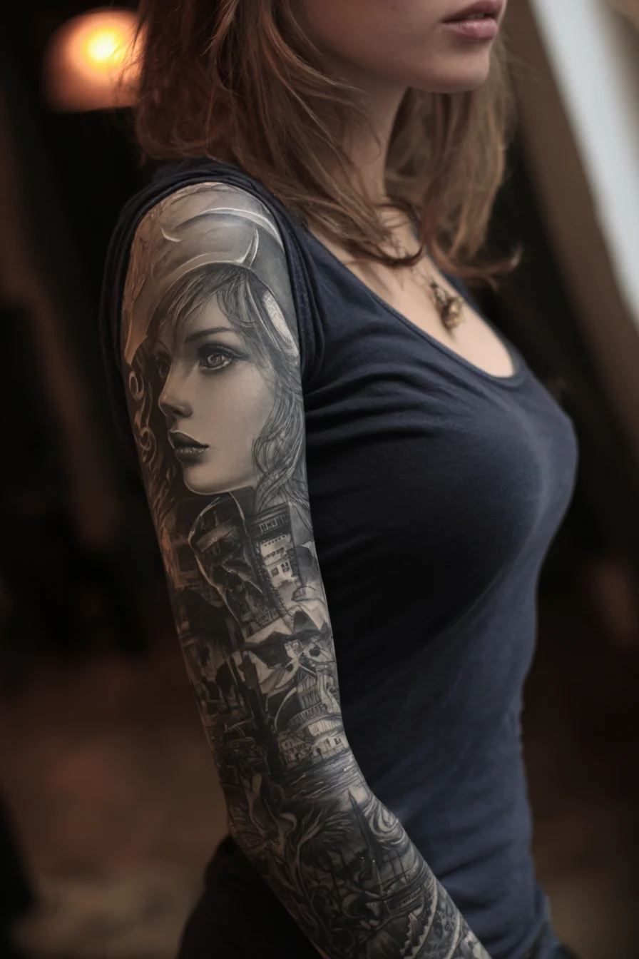 A Full Sleeve Told in Ink