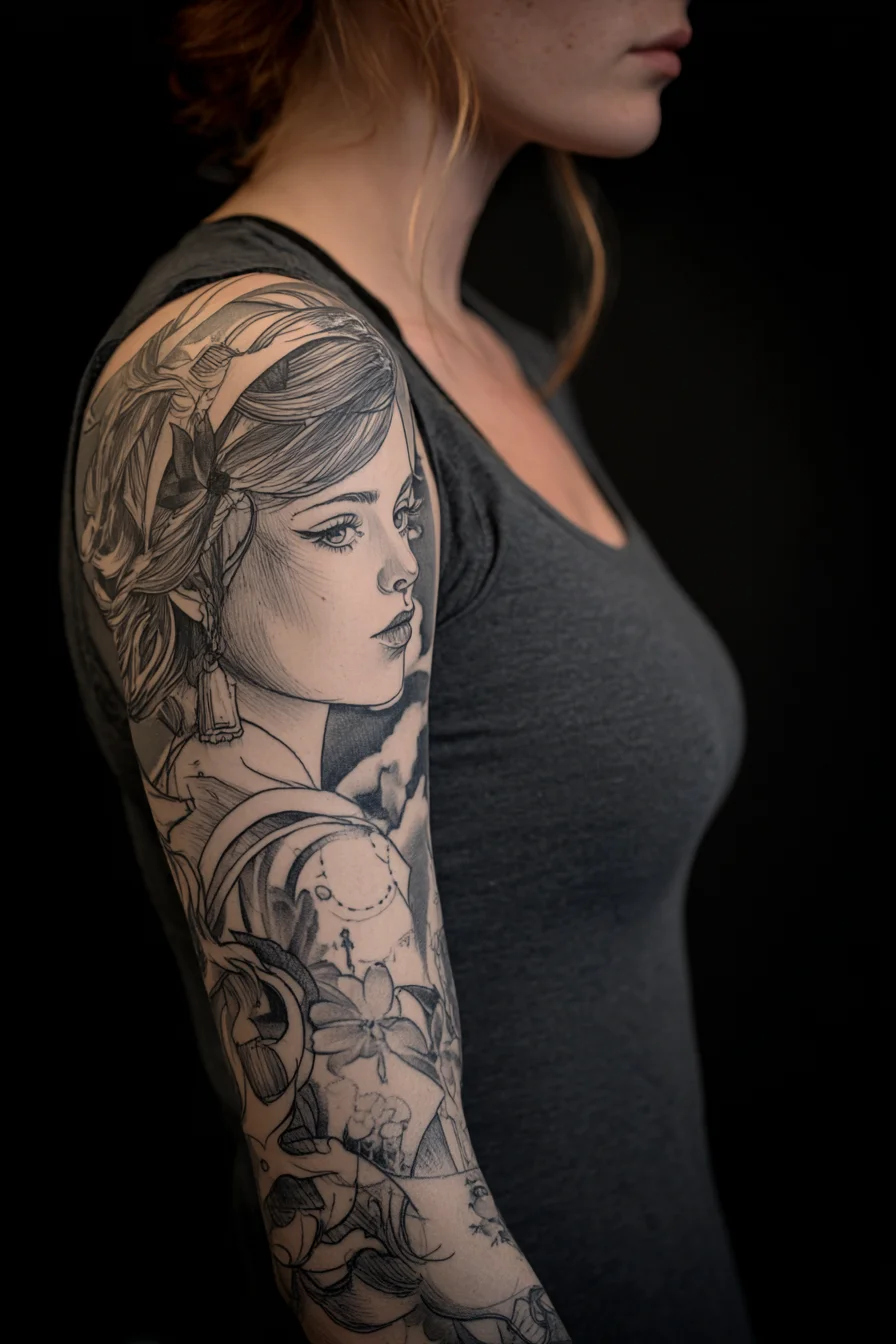 A Full Sleeve Told in Ink