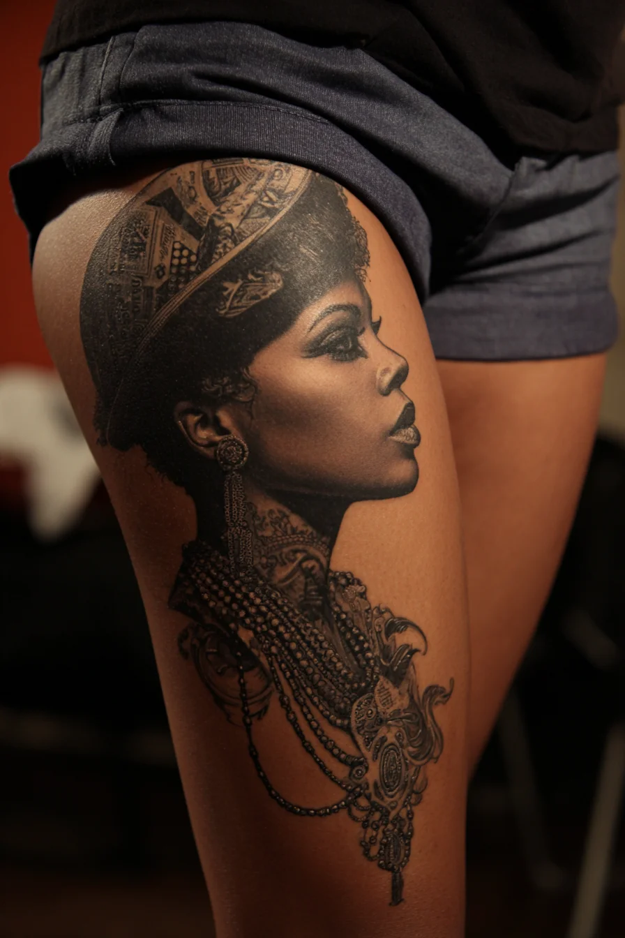 A Portrait Etched in Skin