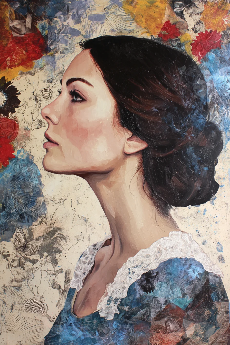 A Portrait Lost in Bloom