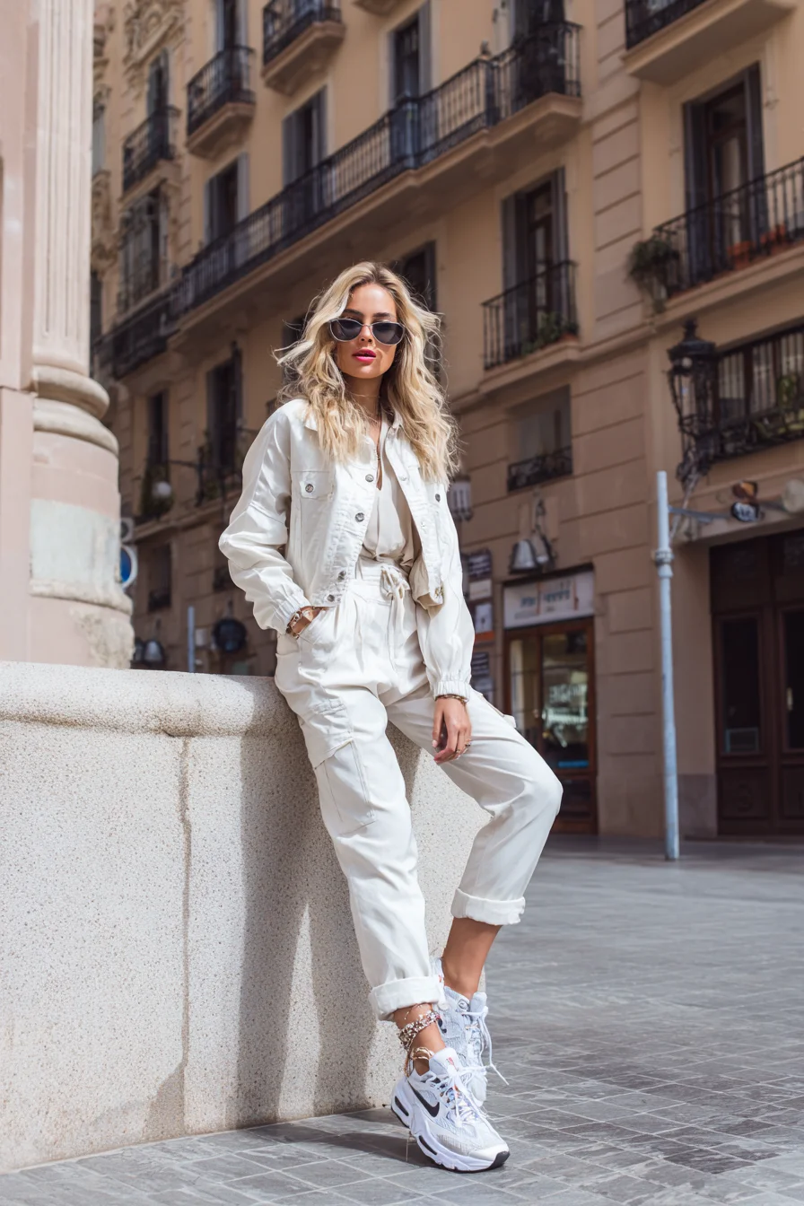 All-White Street Style in the City