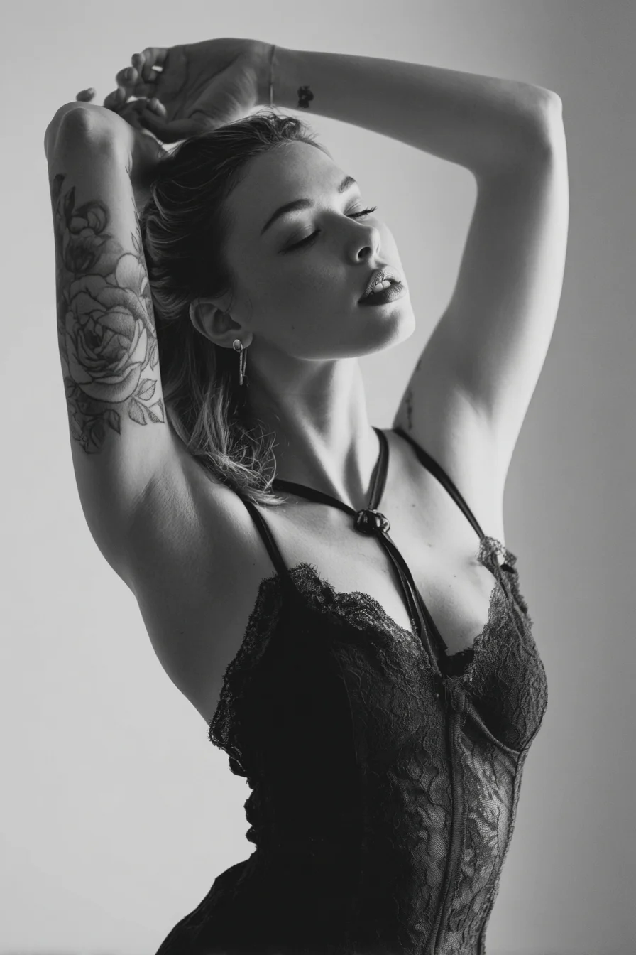 Arms Raised, Eyes Closed 21