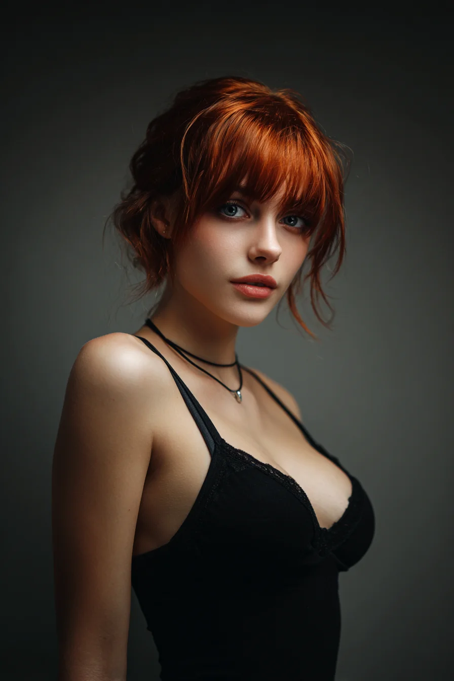 Copper Hair, Cool Gaze
