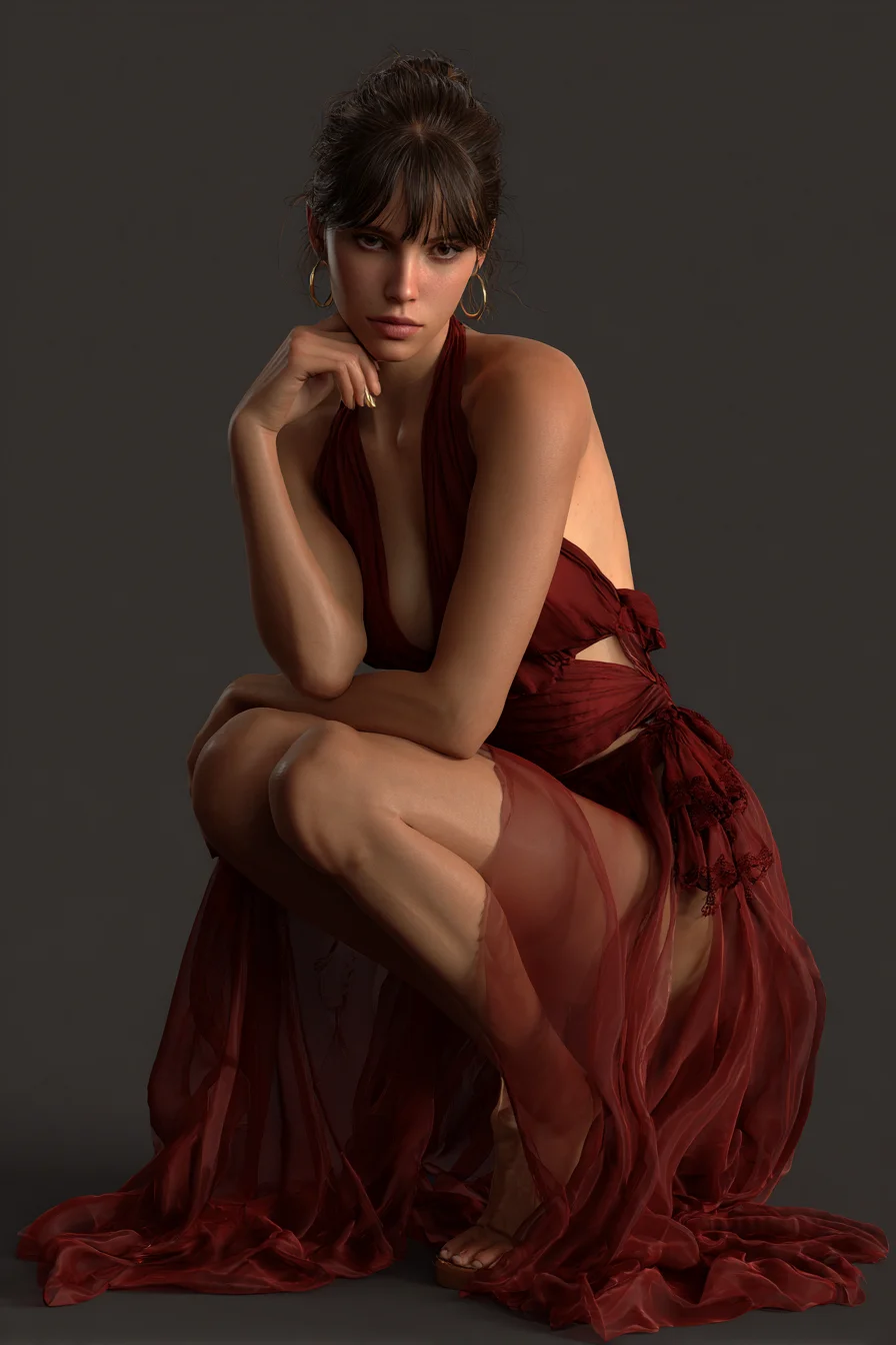 Crimson Drape, Quiet Intensity