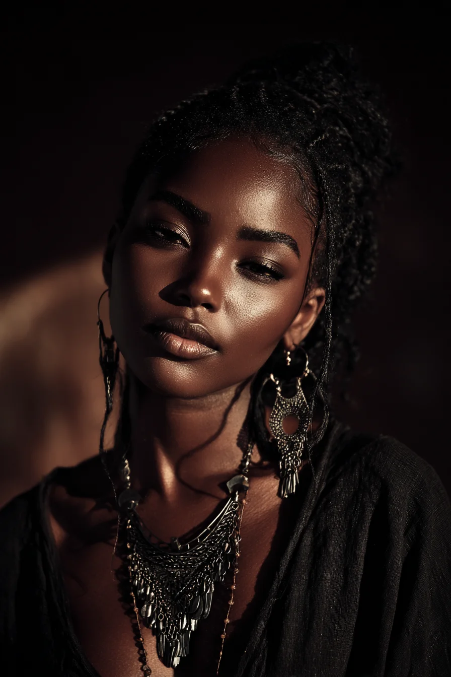 Gold Light and Dark Metal