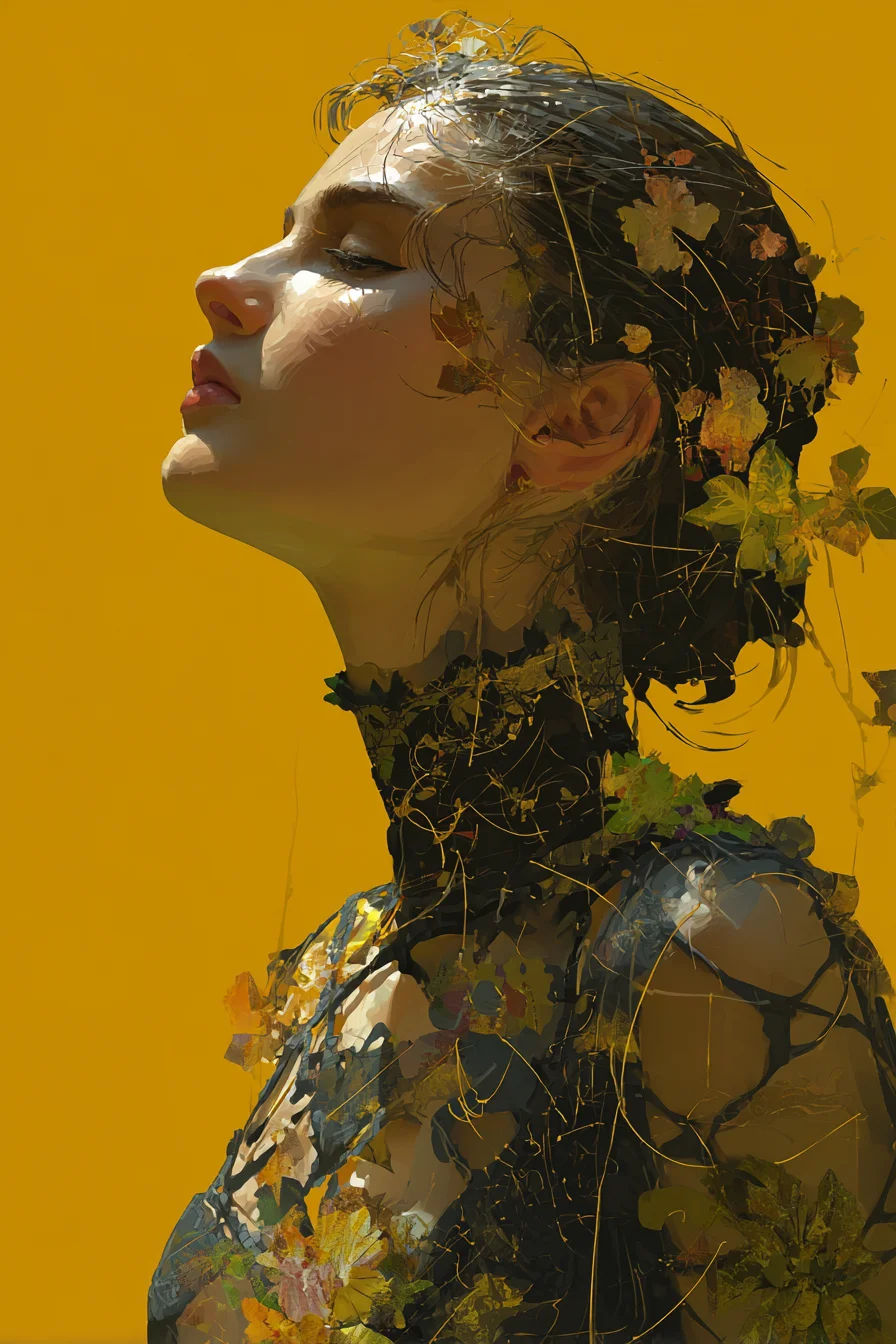 Golden Light and Autumn Leaves