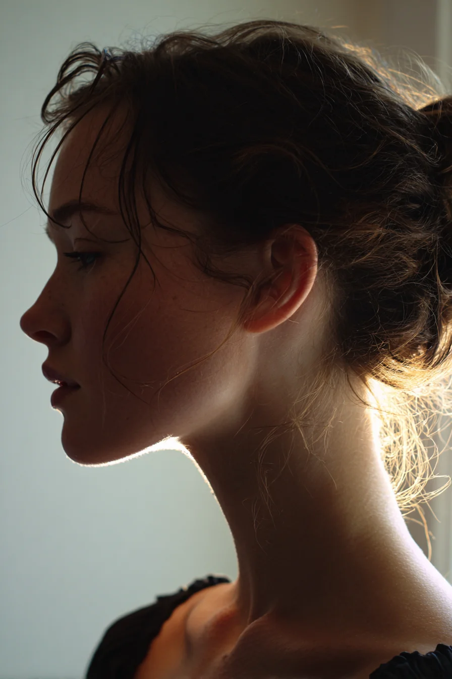 Golden Light on a Profile