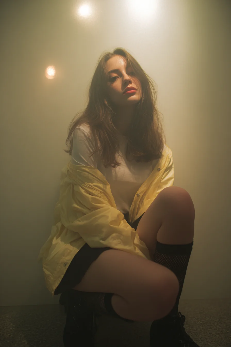 Hazy Light and Yellow Silk