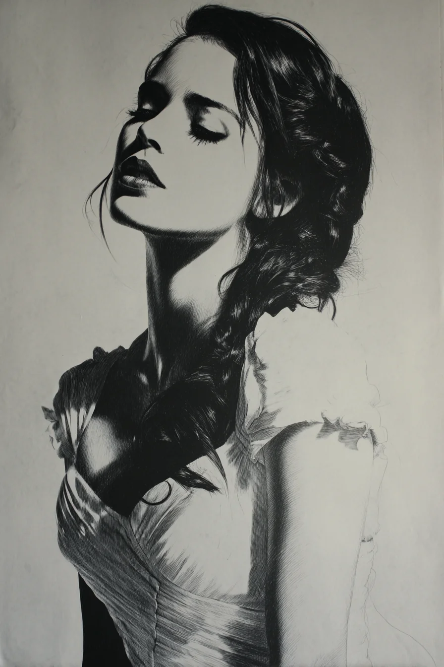 Ink and Shadow in Repose