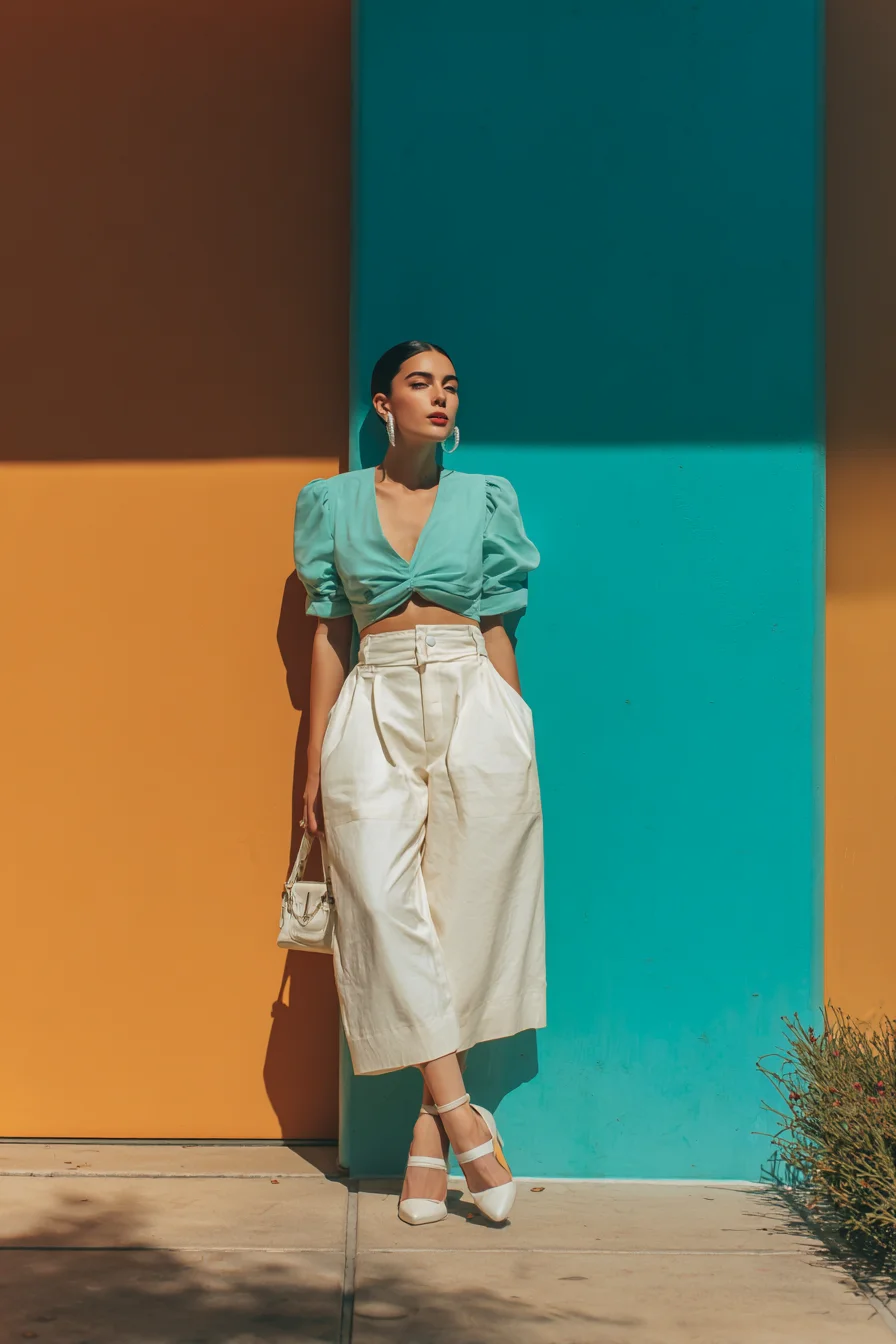 Mint and Cream in Full Sun